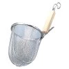 Benkei Stainless Steel Udon Tebo Noodle Strainer Round Base With Wooden Handle