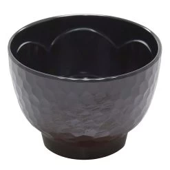 EBM Melamine Kikko-Pattern Soup Bowl With Lid 10.2cm
