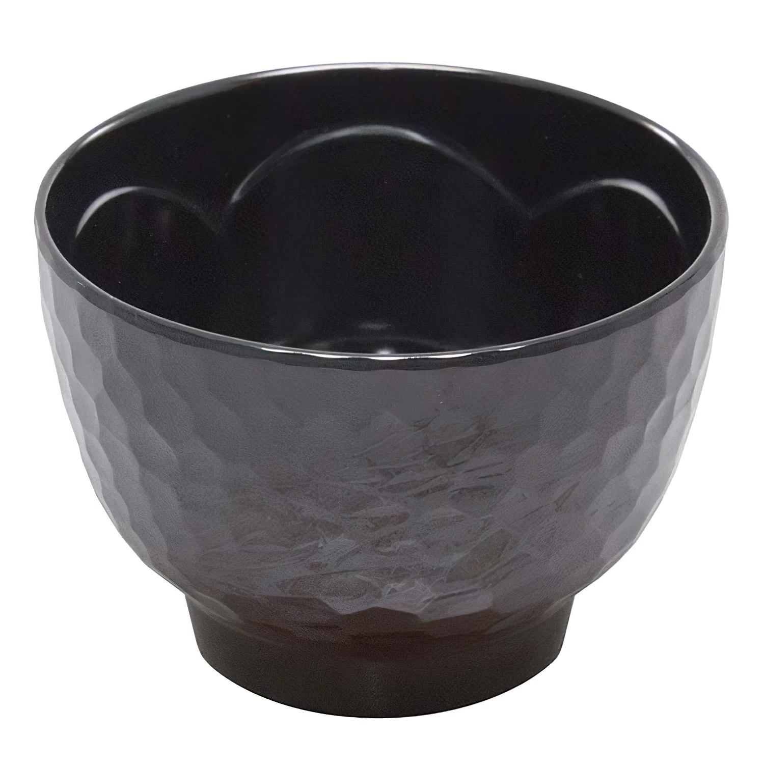 EBM Melamine Kikko-Pattern Soup Bowl With Lid 10.2cm 3 EBM Melamine Kikko-Pattern Soup Bowl With Lid 10.2cm