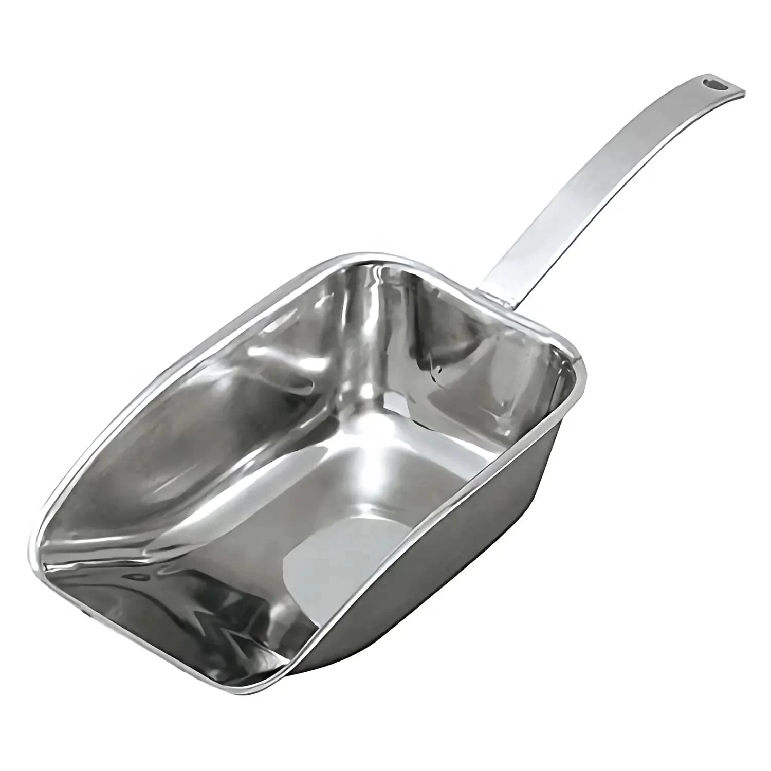 EBM Stainless Steel Flat Handle Ice Scoop 3 EBM Stainless Steel Flat Handle Ice Scoop