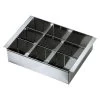 EBM Stainless Steel Tamago-Dofu Mold For 9 Pcs 2 EBM Stainless Steel Tamago-Dofu Mold For 9 Pcs -Professional Furniture And Kitchen Supplies Store EBMStainlessSteelTamago DofuMoldfor9pcs107564