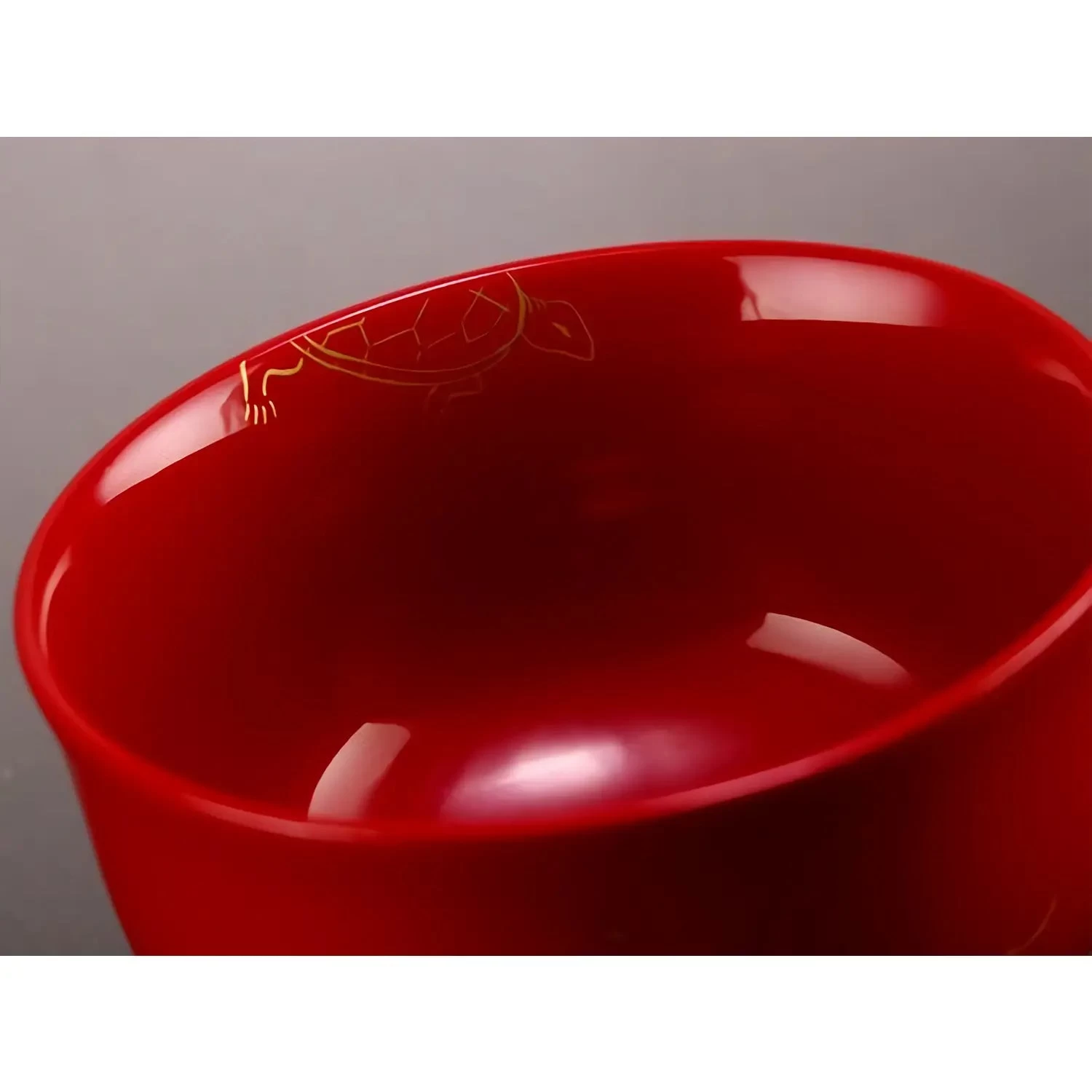 Echizen Shikki Makie Wood Couple Soup Bowls Crane And Tortoise 6 Echizen Shikki Makie Wood Couple Soup Bowls Crane And Tortoise - Image 4