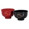 Echizen Shikki Makie Wood Couple Soup Bowls Heart -Professional Furniture And Kitchen Supplies Store EchizenShikkiMakieWoodCoupleSoupBowlsHeartk1017