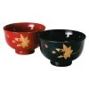 Echizen Shikki Makie Wood Couple Soup Bowls Spring And Autumn -Professional Furniture And Kitchen Supplies Store EchizenShikkiMakieWoodCoupleSoupBowlsSpringandAutumnk1023