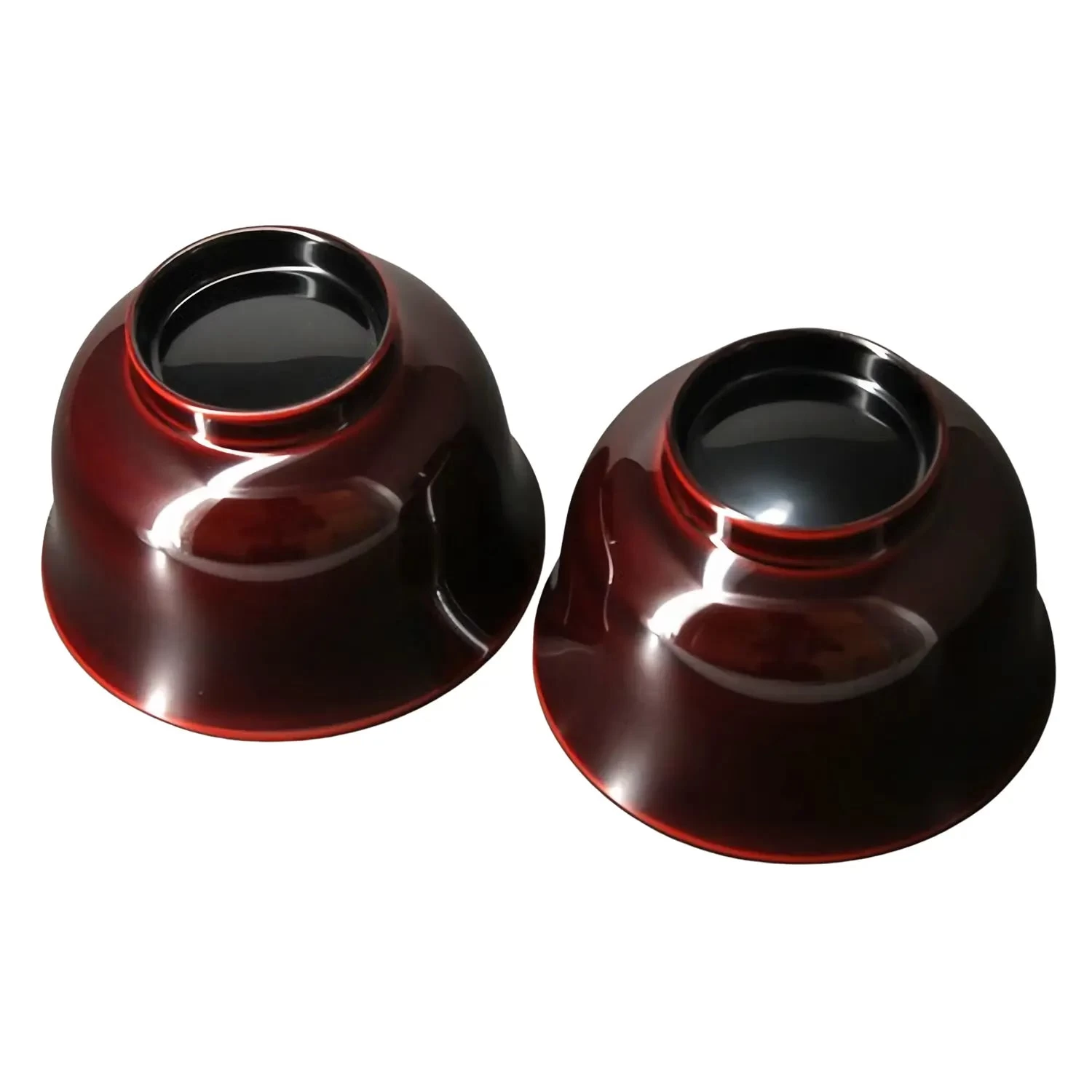 Echizen Shikki Synthetic Resin Couple Soup Bowls Grapes 4 Echizen Shikki Synthetic Resin Couple Soup Bowls Grapes - Image 2