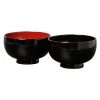 Echizen Shikki Wood Couple Soup Bowls Hotei -Professional Furniture And Kitchen Supplies Store EchizenShikkiWoodCoupleSoupBowlsHotei903602 1