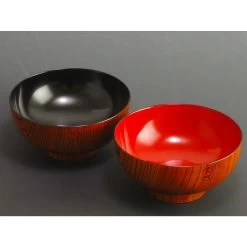 Echizen Shikki Wood Couple Soup Bowls -Professional Furniture And Kitchen Supplies Store EchizenShikkiWoodCoupleSoupBowlsk1027 3