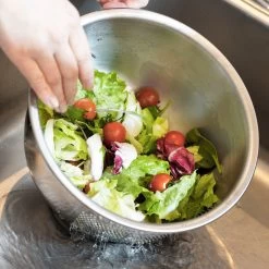 Fujii Stainless Steel 3-Way Rice Washing Bowl With Perforated Strainer 21.5cm 12 Fujii Stainless Steel 3-Way Rice Washing Bowl With Perforated Strainer 21.5cm -Professional Furniture And Kitchen Supplies Store FujiiStainlessSteel3 WayRiceWashingBowlwithPerforatedStrainer21.5cm 3