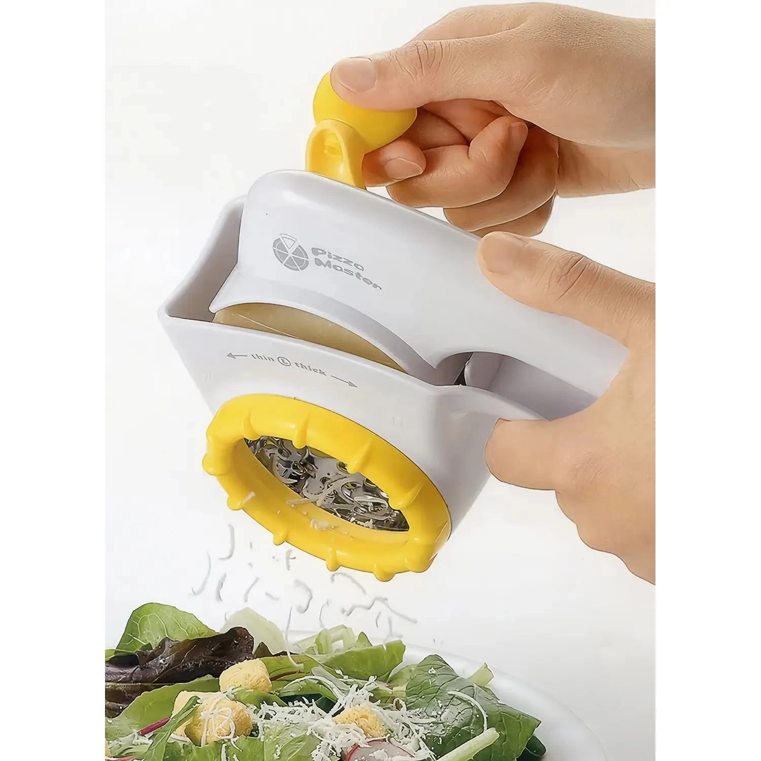 GS Home Products Stainless Steel Rotary Cheese Grater 4 GS Home Products Stainless Steel Rotary Cheese Grater - Image 2