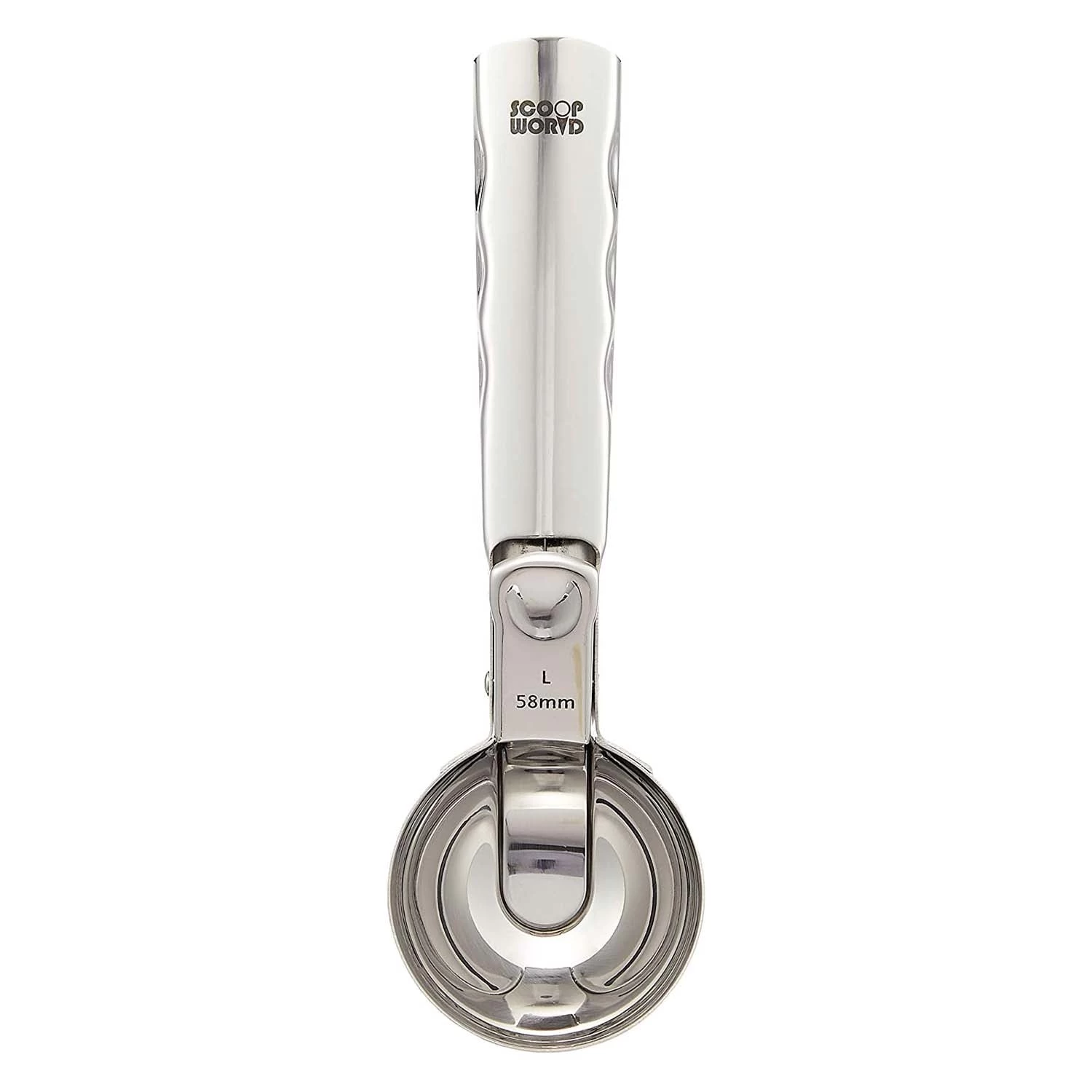 GS Stainless Steel One-Push Ice Cream Scoop 4 GS Stainless Steel One-Push Ice Cream Scoop - Image 2