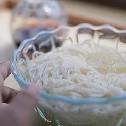 Hirota Glass Yukinohana Soda-Lime Glass Blue Shallow Bowl -Professional Furniture And Kitchen Supplies Store HirotaGlassYukinohanaSoda LimeGlassBlueShallowBowl 4