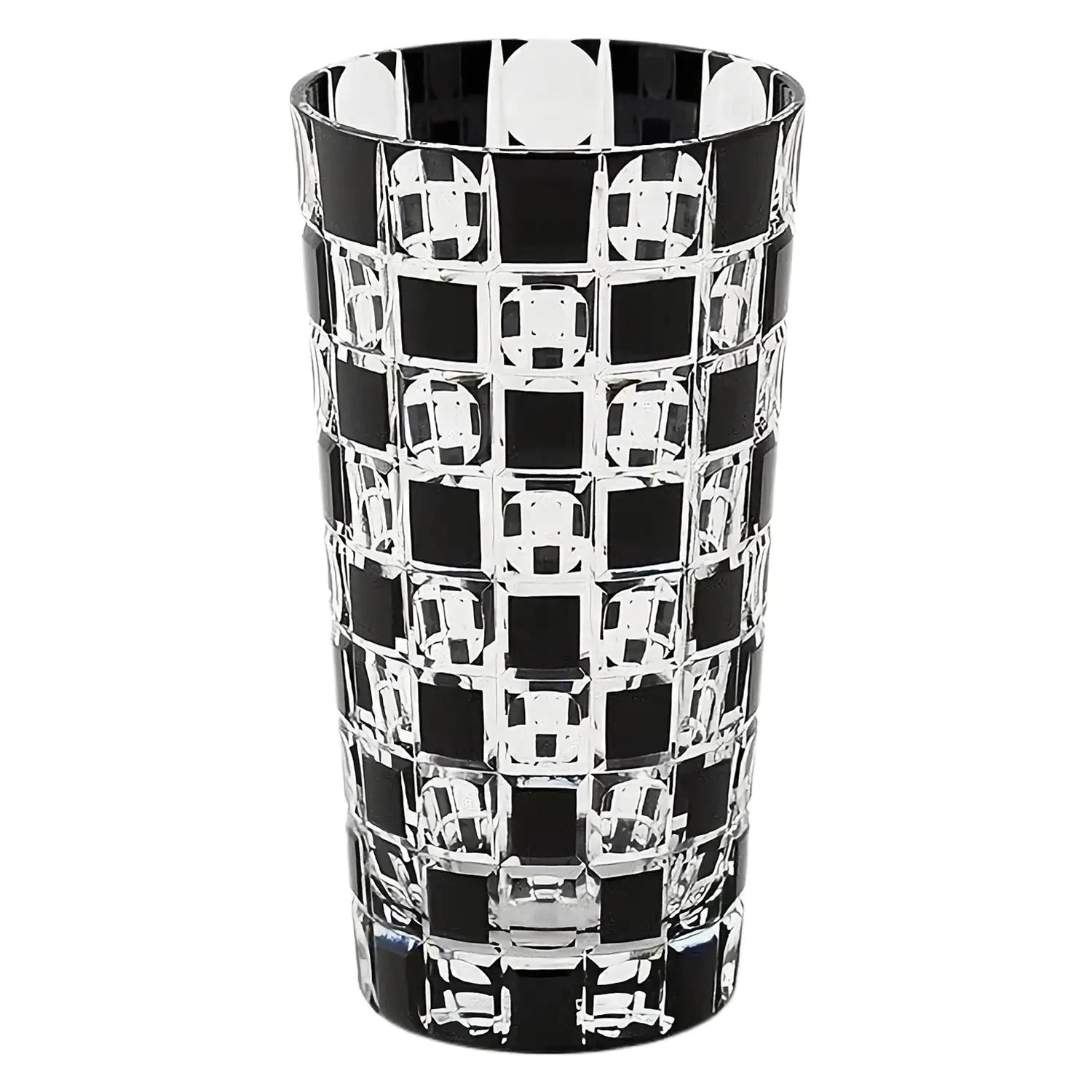 KIMOTO GLASS TOKYO KUROCO Edo Kiriko Tumbler Ichimatsu 2 KIMOTO GLASS TOKYO KUROCO Edo Kiriko Tumbler Ichimatsu