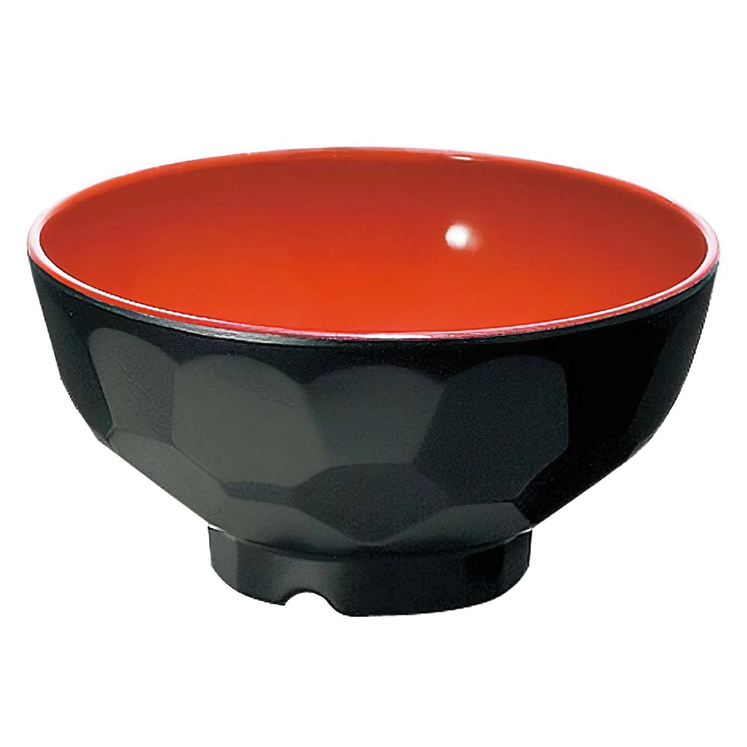 Kokusai Kako Melamine Resin Kikko-Pattern Soup Bowl 11.5cm 3 Kokusai Kako Melamine Resin Kikko-Pattern Soup Bowl 11.5cm