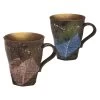 Kutani Ware Porcelain Paired Gold And Silver Flakes Mugs Gindami -Professional Furniture And Kitchen Supplies Store KutaniWarePorcelainPairedGoldandSilverFlakesMugsGindamiK7 944 1
