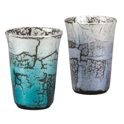 Kutani Ware Porcelain Paired Tumblers Gindami
