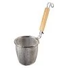 MINEX Stainless Steel Udon Tebo Noodle Strainer Round Base With Wooden Handle -Professional Furniture And Kitchen Supplies Store MINEXStainlessSteelUdonTeboNoodleStrainerRoundBasewithWoodenHandle