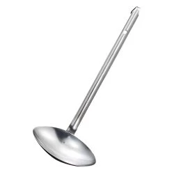 Nihon Metal Works Eco Clean Stainless Steel Double-Sided-Scooping Ladle