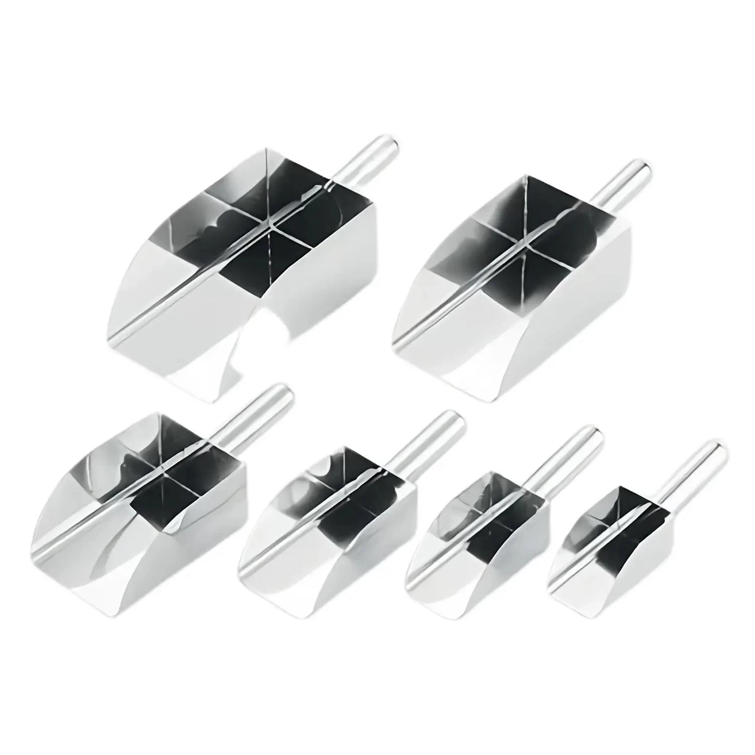 Nihon Metal Works Stainless Steel Powder Scoop 4 Nihon Metal Works Stainless Steel Powder Scoop - Image 2