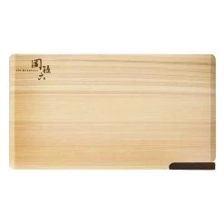 Kai Seki Magoroku Hinoki Cypress Wood Cutting Board With Stand