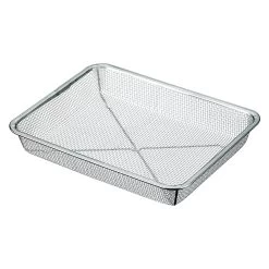 Three Snow Stainless Steel Rectangle Deep Mesh Colander (6.5 Mesh)
