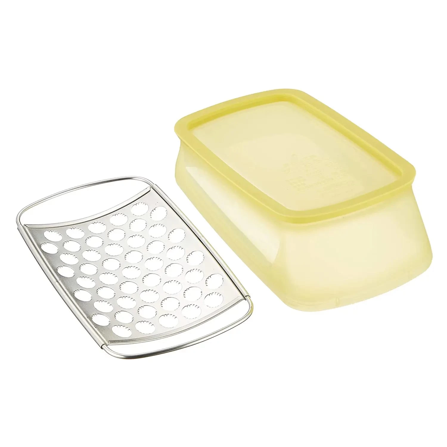 Shinkousha Stainless Steel Grater With Container 5 Shinkousha Stainless Steel Grater With Container - Image 3