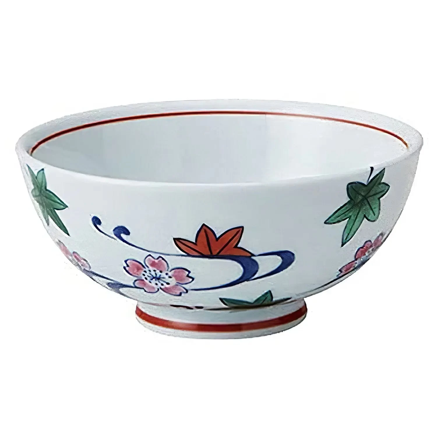 TKG Mino Ware Porcelain Tempered Rice Bowl Ryusui 11.5cm 3 TKG Mino Ware Porcelain Tempered Rice Bowl Ryusui 11.5cm
