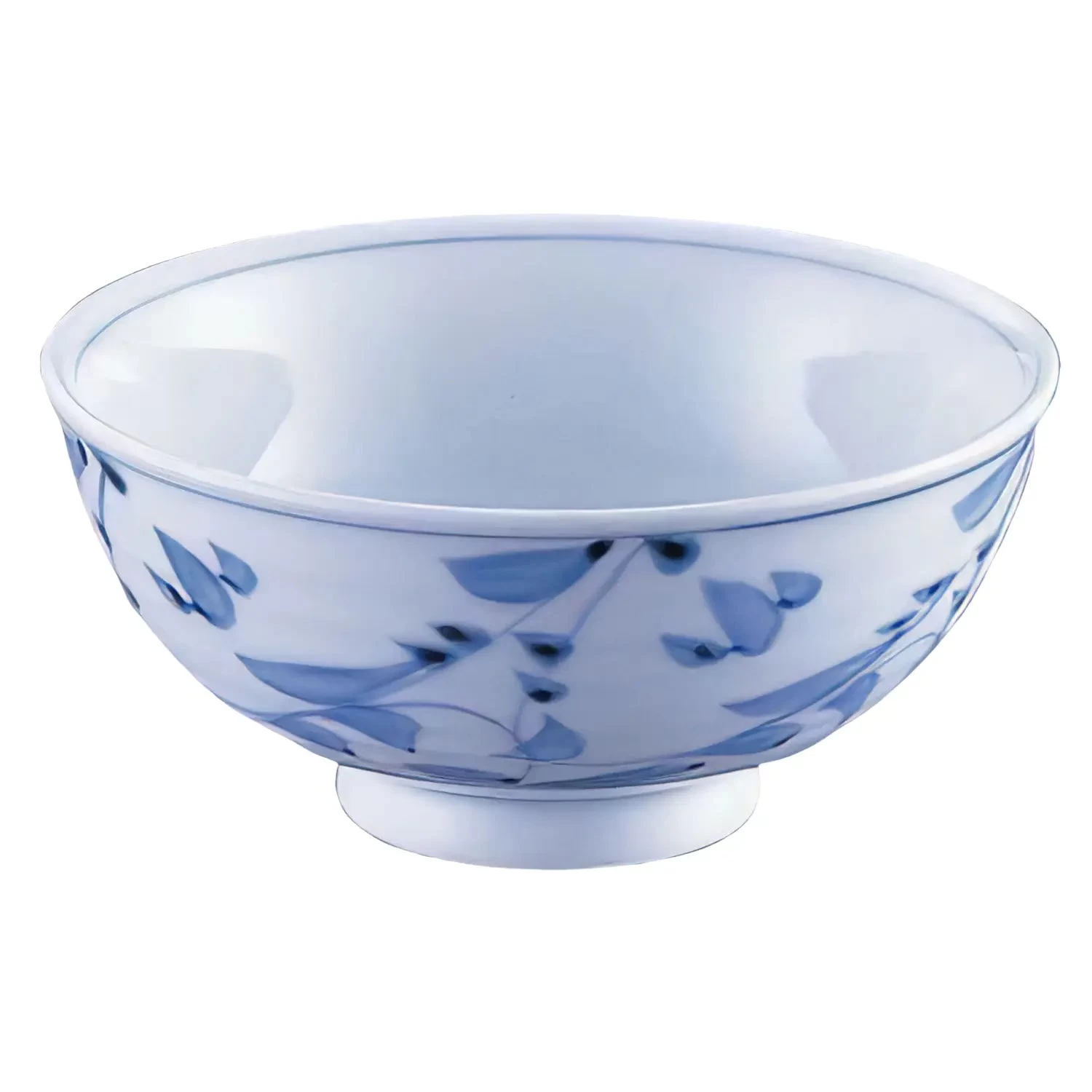 TKG Mino Ware Porcelain Tempered Rice Bowl Sometsuke-karakusa 11.5cm 3 TKG Mino Ware Porcelain Tempered Rice Bowl Sometsuke-karakusa 11.5cm