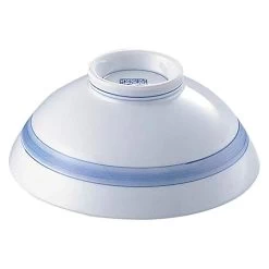 TKG Seto Ware Ceramic Rice Bowl Blue Line 12.5cm