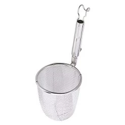 Three Snow Stainless Steel Tebo Noodle Strainer Round Base With Metal Handle