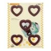 TIGERCROWN Polystyrene Heart Lolly Chocolate Mold