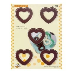 TIGERCROWN Polystyrene Heart Lolly Chocolate Mold