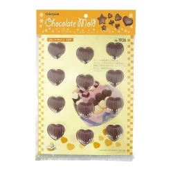 TIGERCROWN Polystyrene Striped Heart Chocolate Mold -Professional Furniture And Kitchen Supplies Store TigercrownPolystyreneStripedHeartChocolateMold 3