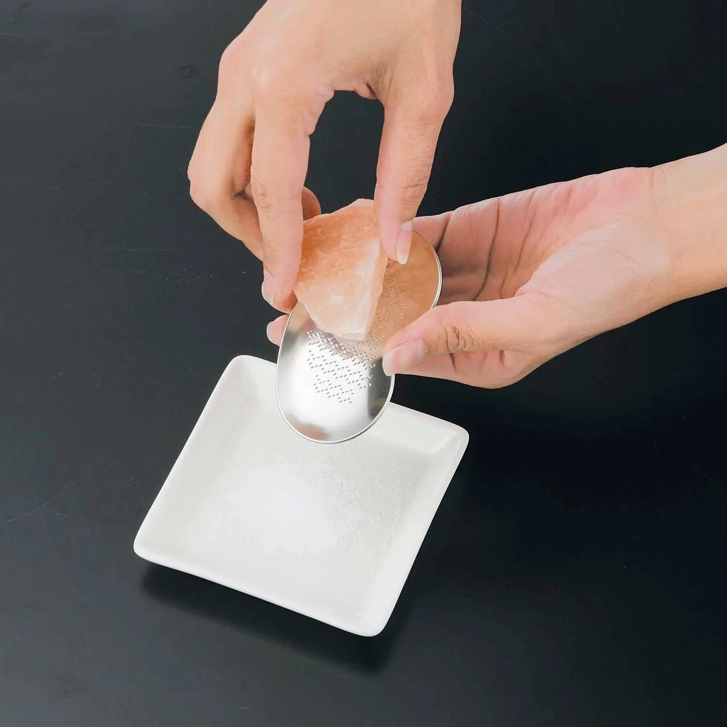 Tsuboe Stainless Steel Rock Salt Grater 4 Tsuboe Stainless Steel Rock Salt Grater - Image 2