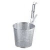 YUKIWA Stainless Steel Perforated Udon Tebo Noodle Strainer Flat Base With Metal Handle -Professional Furniture And Kitchen Supplies Store YUKIWAStainlessSteelPerforatedUdonTeboNoodleStrainerFlatBasewithMetalHandle