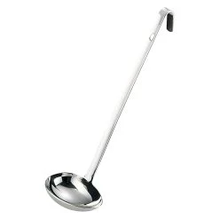 YUKIWA Stainless Steel Side-Scooping Ladle