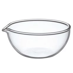 Iwaki Heat Resistant Glass Lipped Bowl