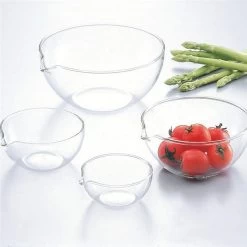Iwaki Heat Resistant Glass Lipped Bowl -Professional Furniture And Kitchen Supplies Store iwakiHeatResistantGlassLippedBowl 3